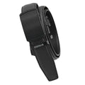 Ceinture hommes en cuir avec boucle - Noir