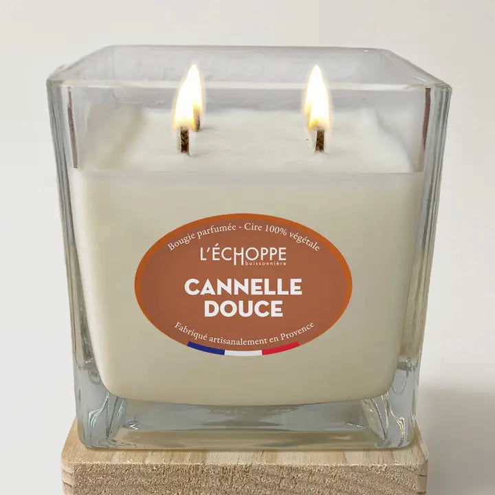 Bougie parfumée 400 g - Cannelle douce