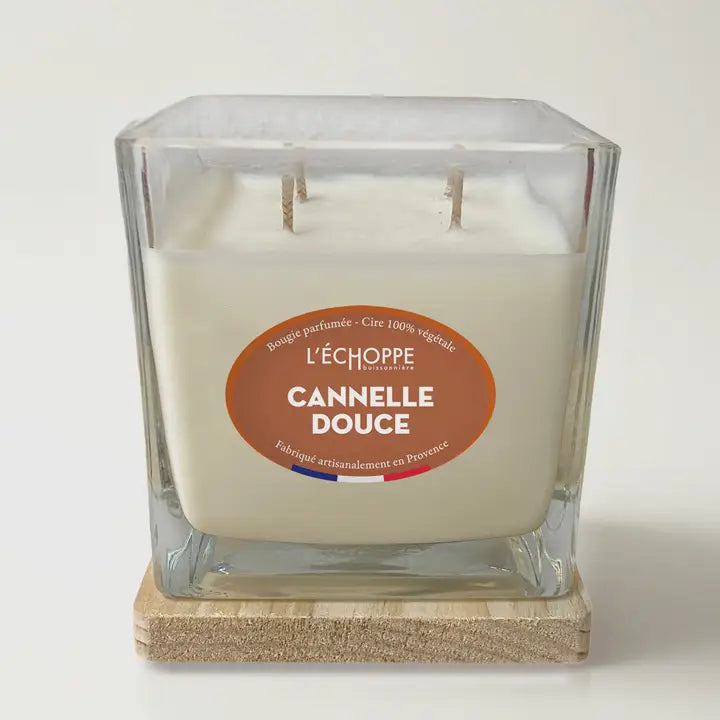 Bougie parfumée 400 g - Cannelle douce