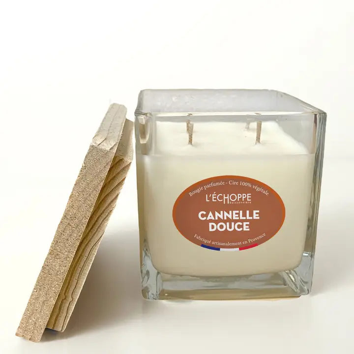 Bougie parfumée 400 g - Cannelle douce