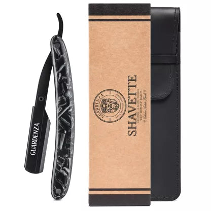 Rasoir Guardenza incl. couverture - Acétate noir